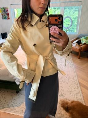 Cropped Tropical Gabardine Swarby Trench Jacket
Burberry